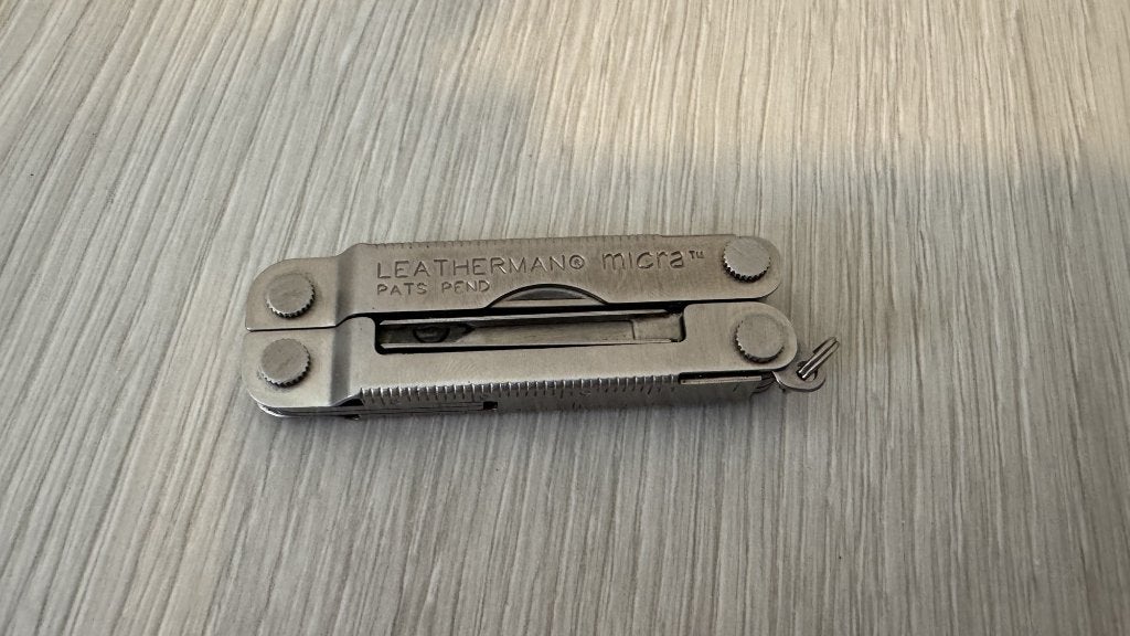 Leatherman Micra Multitool - Stainless Steel, PATS PEND, Ophalen of Verzenden, Gebruikt