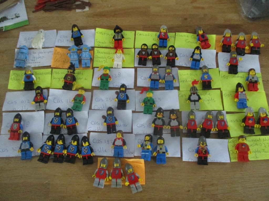 PARTIJ LEGO MINIFIGUREN CLASSIC CASTLE, Gebruikt, Lego, Accessoire, Ophalen of Verzenden