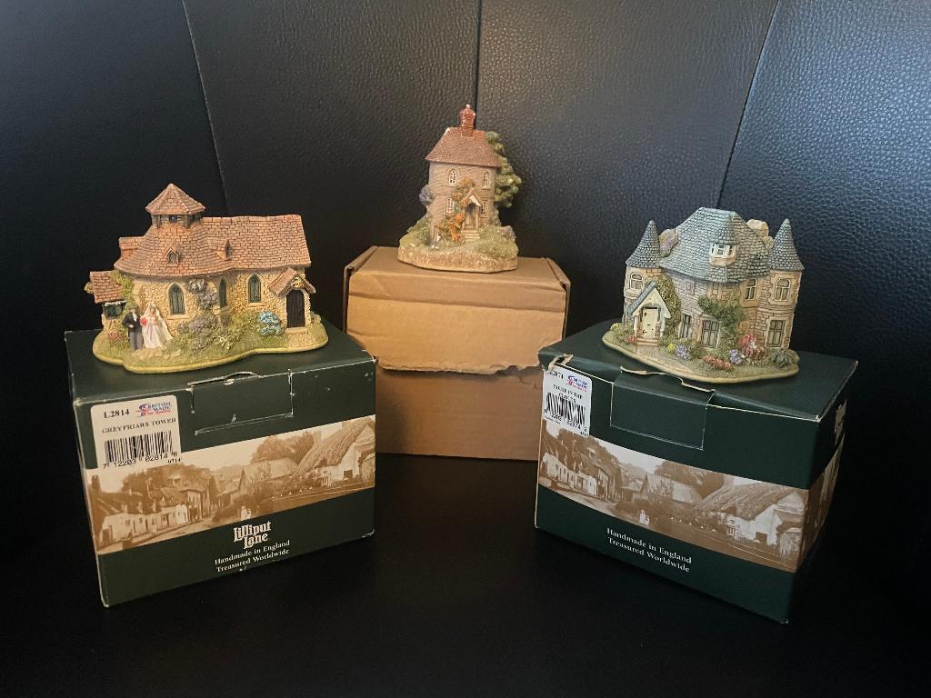 Lilliput lane diverse huisjes, kerkje, lodge, Ophalen of Verzenden, Zo goed als nieuw, Overige typen