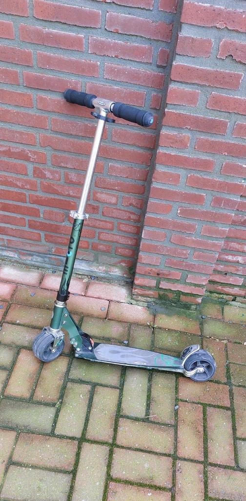 Micro Rocket Green step voor volwassenen - inklapbaar, Fietsen en Brommers, Steps, Ophalen, Gebruikt, Gewone step