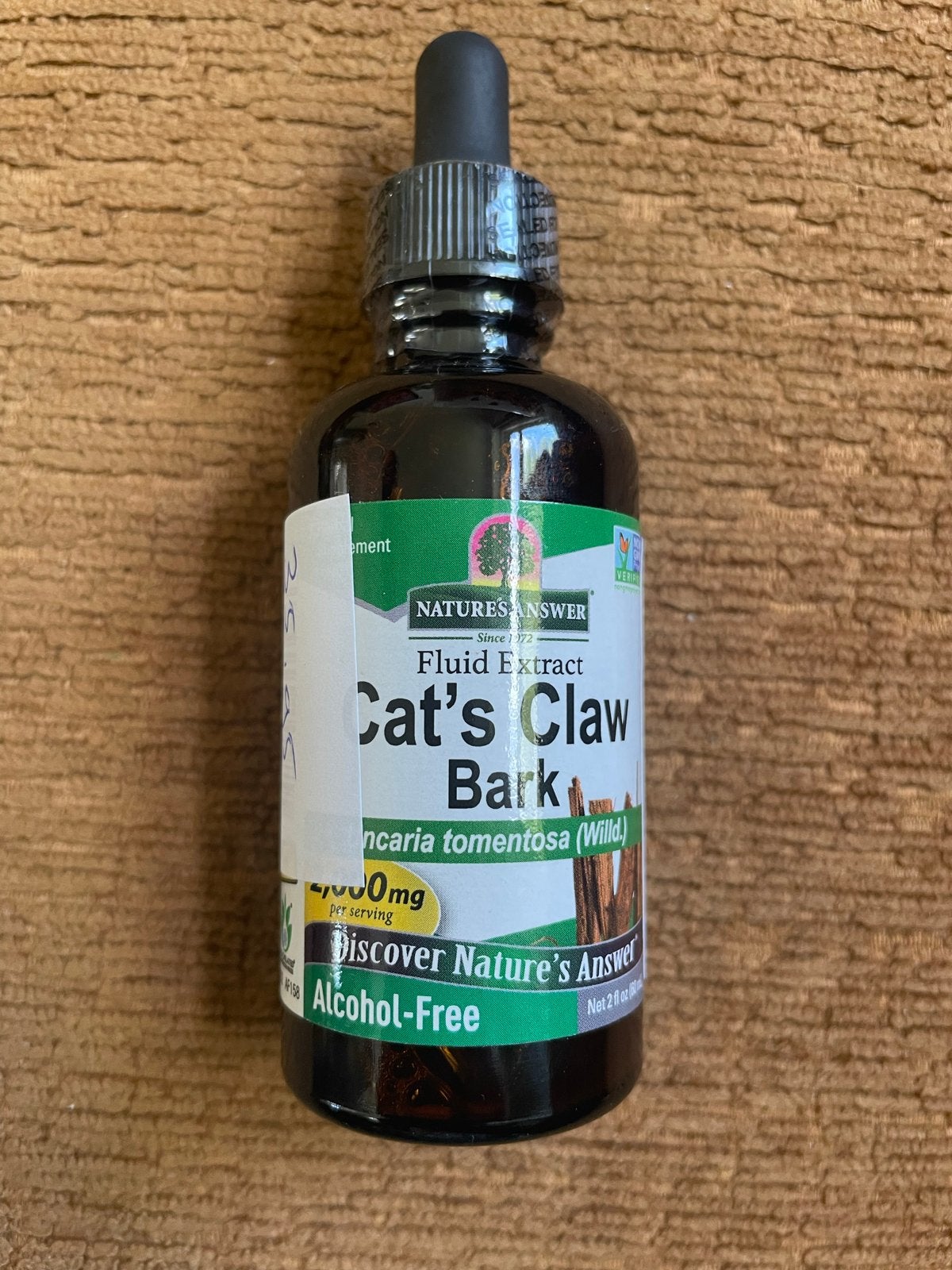 Natures Answer Cat's Claw Bark Fluid Extract - Ongeopend, Ophalen of Verzenden, Nieuw, Poeder of Drank
