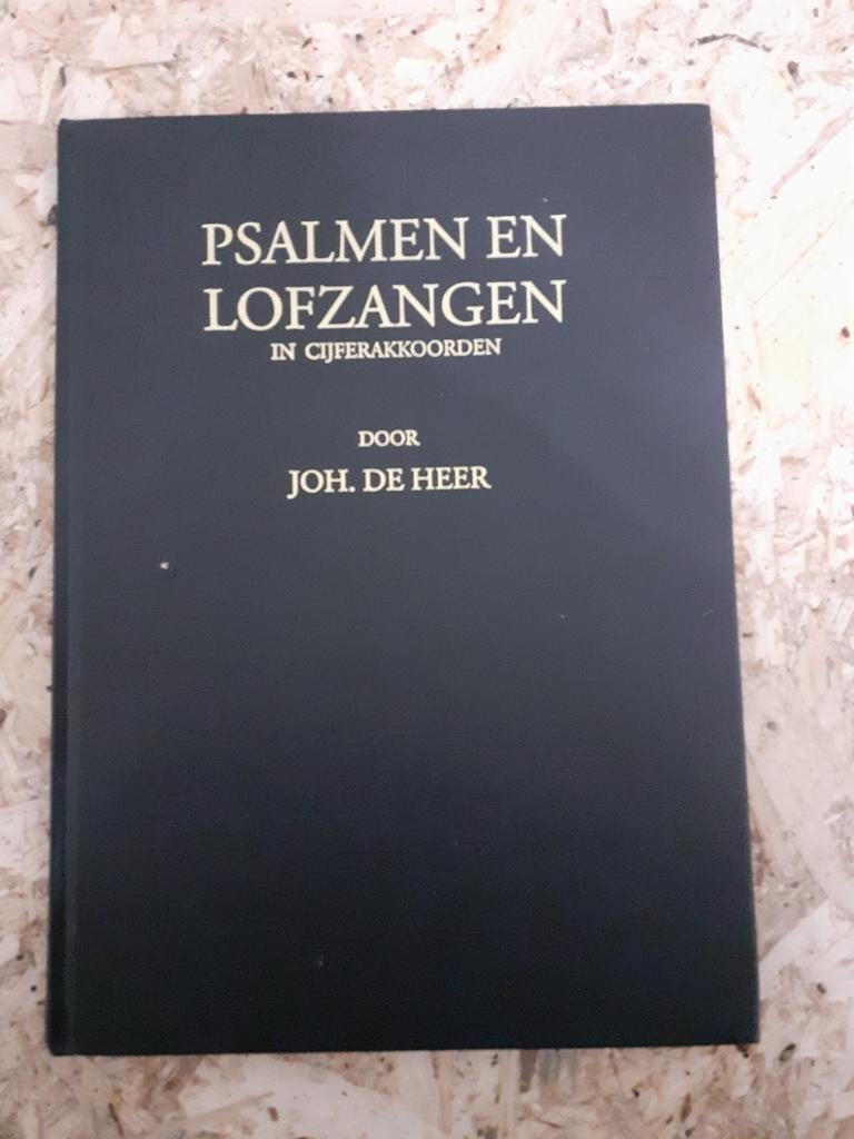 Psalmen en Lofzangen in Cijferakkoorden - Joh. de Heer, Ophalen of Verzenden, Religie en Gospel