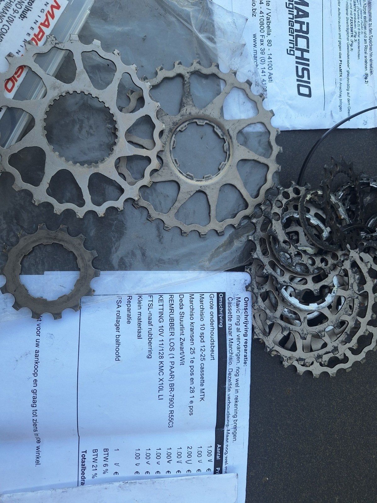 Tandwiel cassette 10 spd, Overige merken, Minder dan 10 versnellingen, Aluminium, Ophalen of Verzenden
