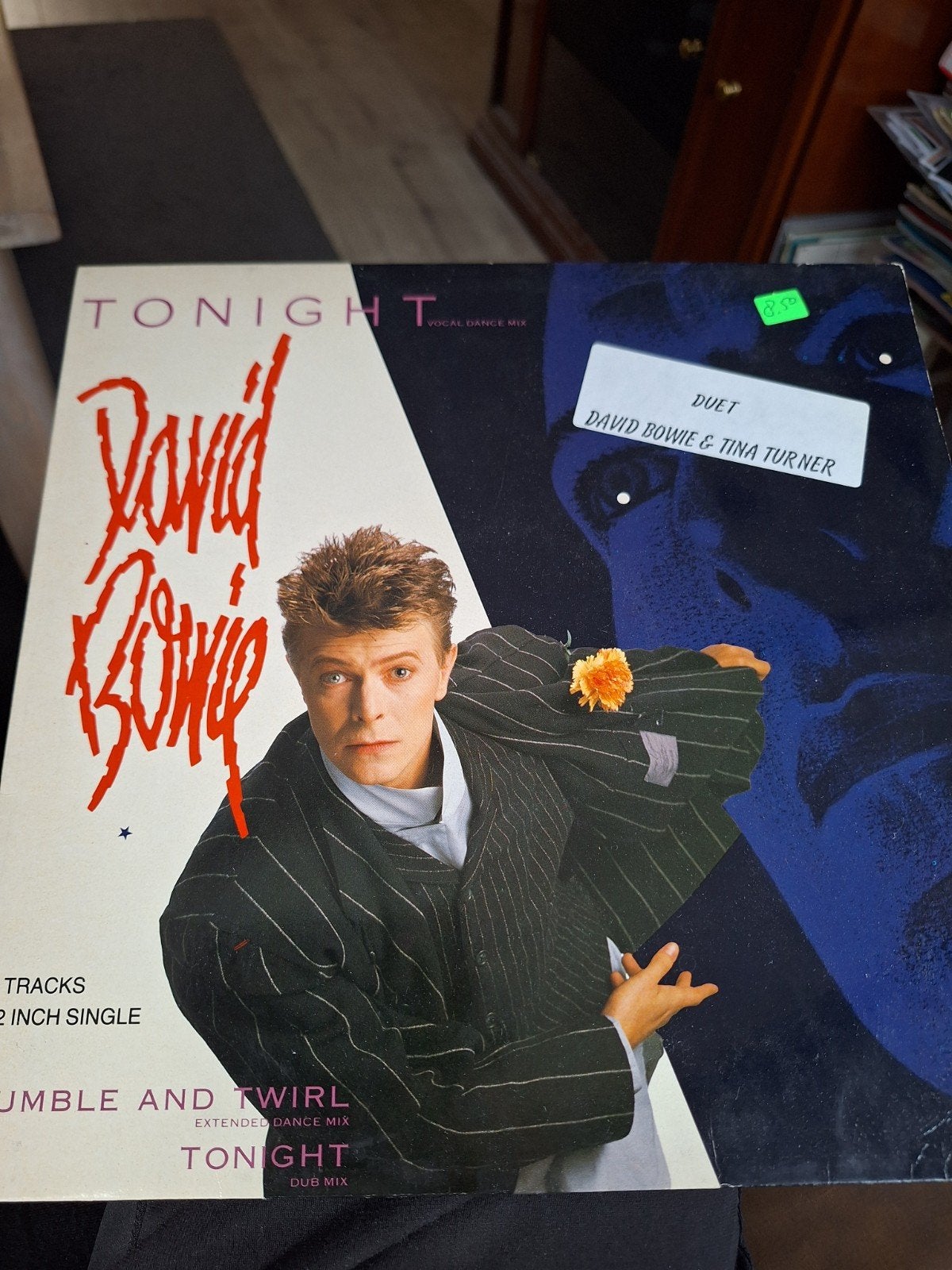 David Bowie - Tonight (Extended Dance Mix) 12 inch single, Gebruikt, Pop, Ophalen of Verzenden, EP