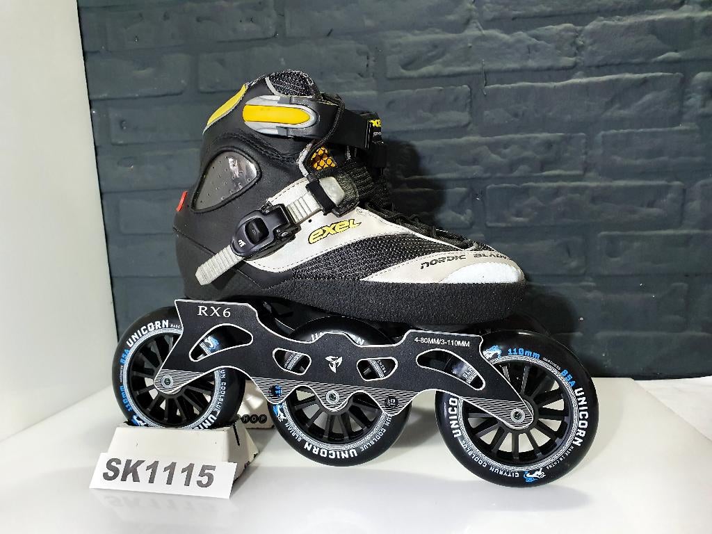 Mogema Exel Skeelers Skates 3x110 110mm Wielen Maat 38, Sport en Fitness, Skeelers, Overige merken, Verzenden, Nieuw, Kinderen