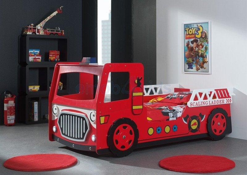 Fire Truck brandweerbed - 90x200 - Rood, Kinderen en Baby's, Niet ingevuld, Niet ingevuld, Niet ingevuld