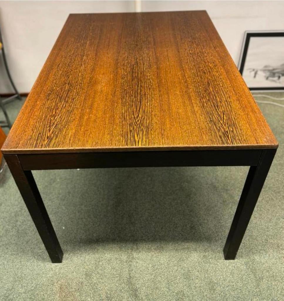 Vintage Martin Visser eettafel Wengé (Spectrum).90, Ophalen, Gebruikt, 100 tot 150 cm, 50 tot 100 cm