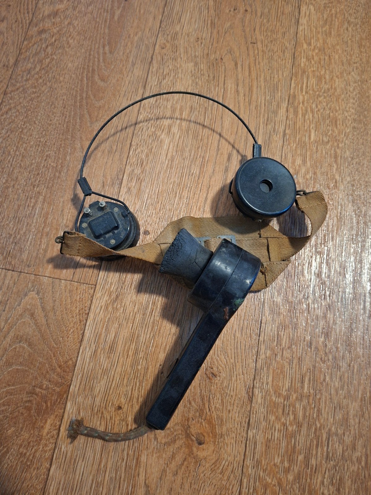 militaire koptelefoon met telefoon canada ww2, Ophalen of Verzenden, Overige soorten, Overige gebieden, Overige typen