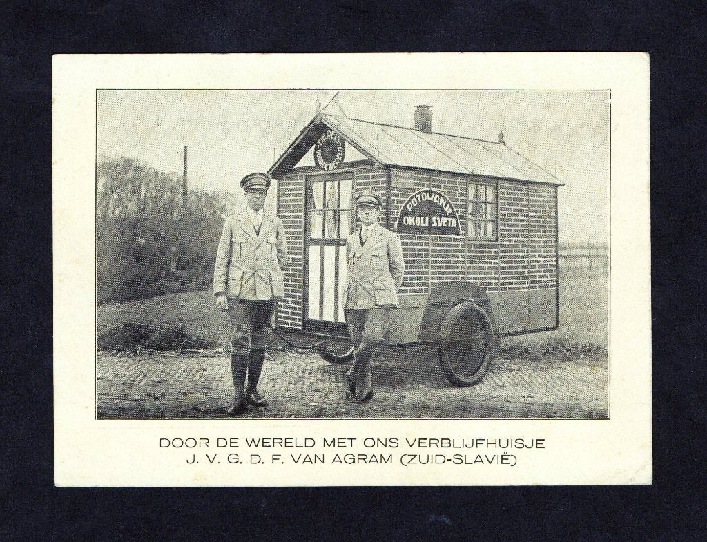 Wereldreizigers Verblijfhuisje Reis rond de Wereld 1928., Verzamelen, Ophalen of Verzenden, 1920 tot 1940, Ongelopen, Limburg