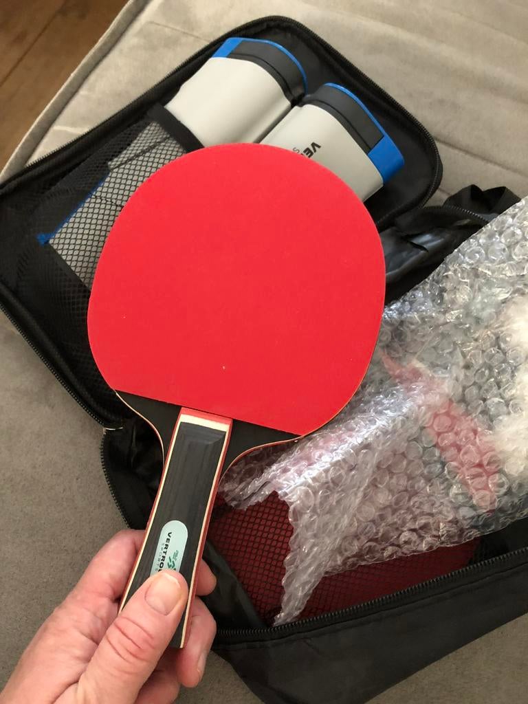 Super gaaf nieuw compleet tafeltennis set, Ophalen of Verzenden, Zo goed als nieuw, Net, Batje(s) of Balletje(s)
