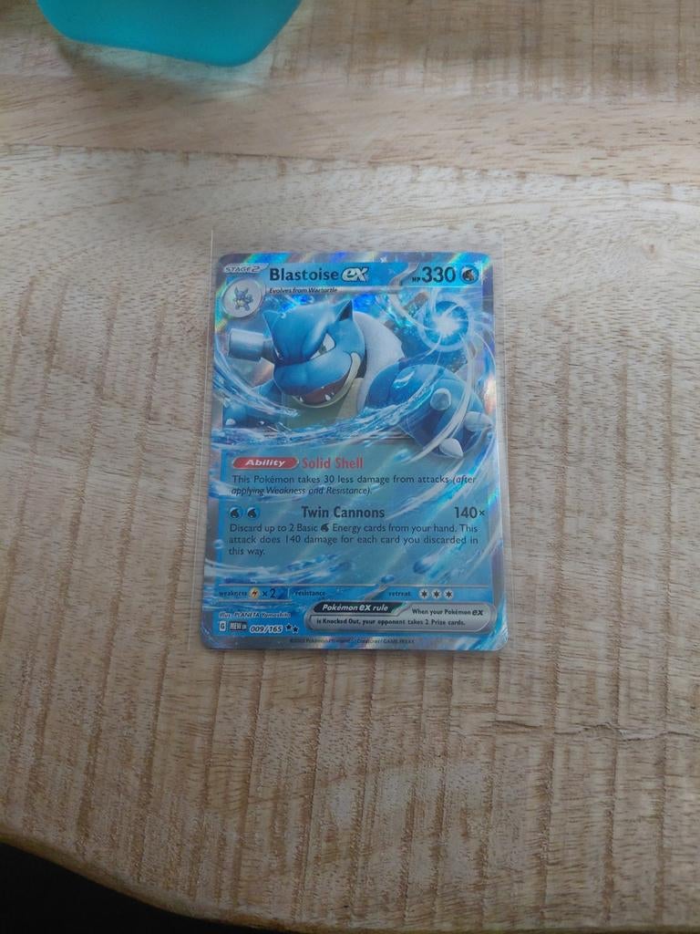 Blastoise EX Pokémon Kaart - Full Art XY Evolutions, Ophalen of Verzenden, Zo goed als nieuw, Losse kaart, Foil