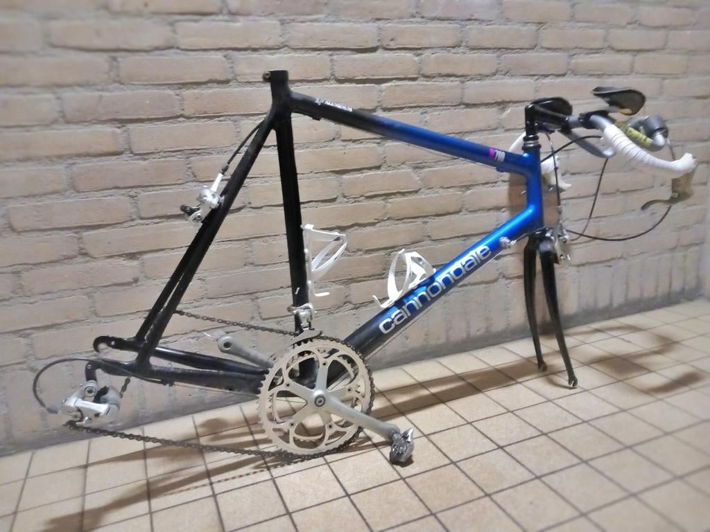 Cannondale fietsframe met Shimano 105 groepset, Ophalen of Verzenden, Gebruikt, Frame