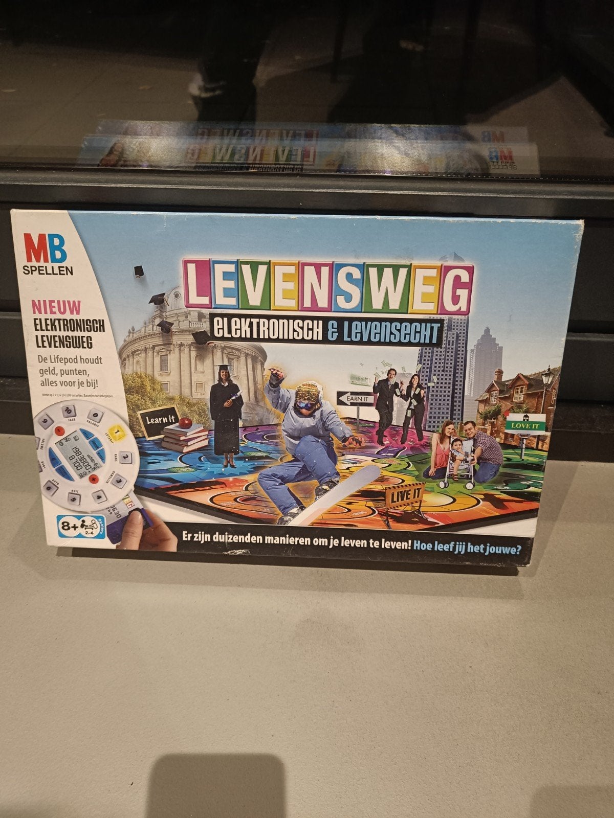 Levensweg Elektronisch & Levensecht - MB Spellen, Drie of vier spelers, Ophalen of Verzenden, Gebruikt, MB Spellen