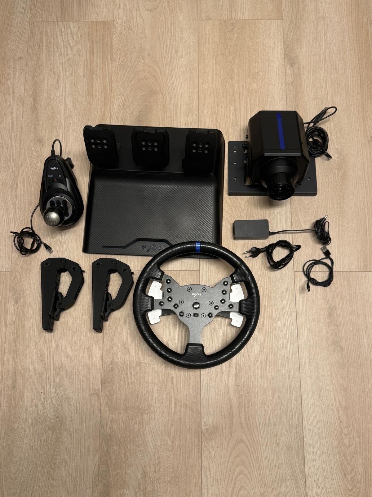 PXN V99 Gaming Stuurwiel met Pedalen en Shifter,met Garantie, Ophalen of Verzenden, Overige merken, Zo goed als nieuw