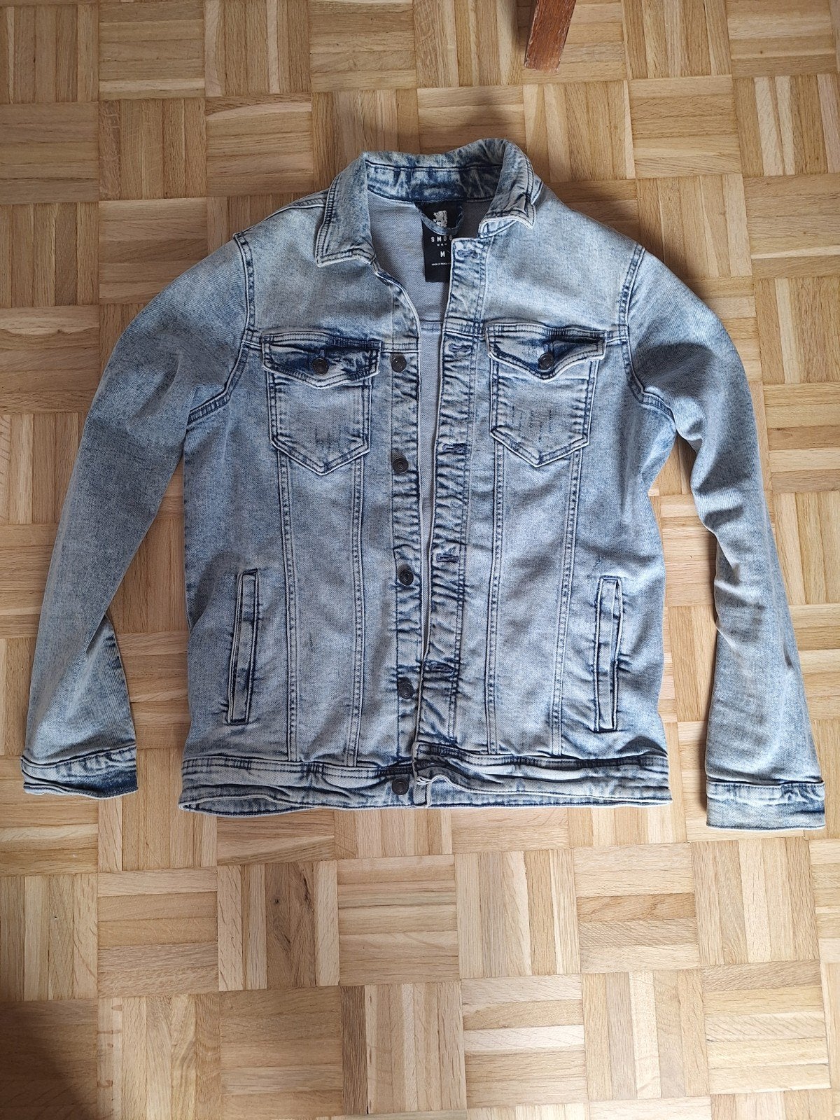 Spijkerjas M (SMOG), Kleding | Heren, Ophalen, Zo goed als nieuw, Blauw