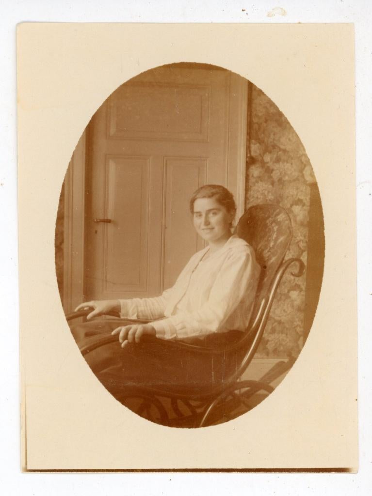 R30 foto in Sepia. 9 x 12 cm, Verzenden, Voor 1940, Zo goed als nieuw, Foto