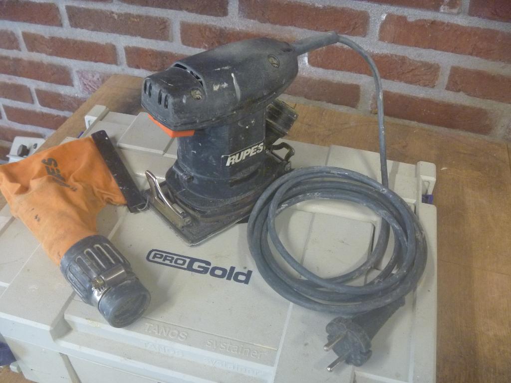 Schuurmachine Rupes in koffer, Ophalen of Verzenden, Gebruikt, Minder dan 600 watt, Vlakschuurmachine