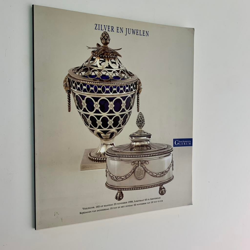 Zilver en juwelen, Glerum auctioneers, veiling 165, 1998, Ophalen of Verzenden, Gelezen