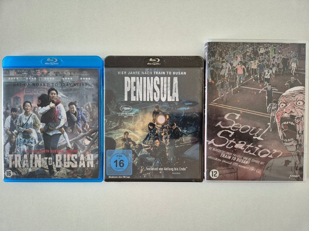 Train to Busan + Peninsula + Seoul Station, Ophalen of Verzenden, Zo goed als nieuw, Horror