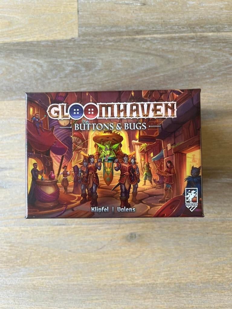 Gloomhaven Buttons & Bugs, Ophalen of Verzenden, Zo goed als nieuw