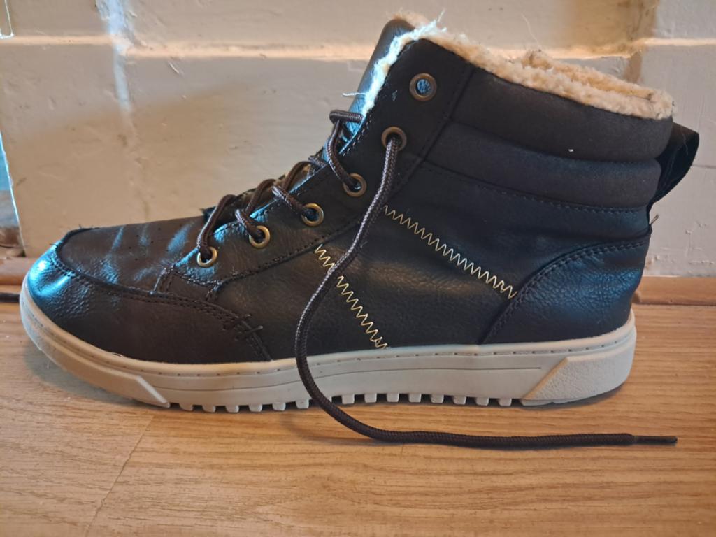 Warme winterlaarzen met bontvoering - Maat 38, Onbekend, Zwart, Boots, Ophalen of Verzenden