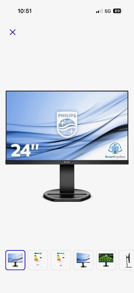 (Game) Monitor Philips 24 INCH, Philips, DisplayPort, 101 t/m 150 Hz, Full HD