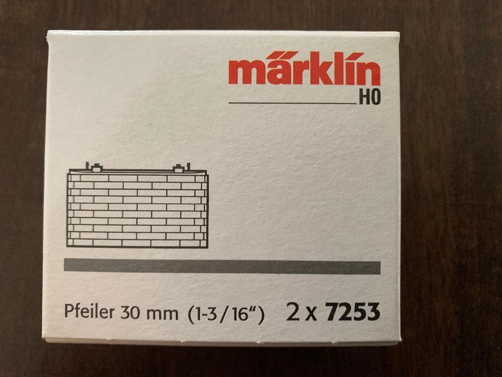 Marklin pijlers, Hobby en Vrije tijd, Modeltreinen | H0, Wisselstroom, Brug, Tunnel of Gebouw, Ophalen of Verzenden, Zo goed als nieuw