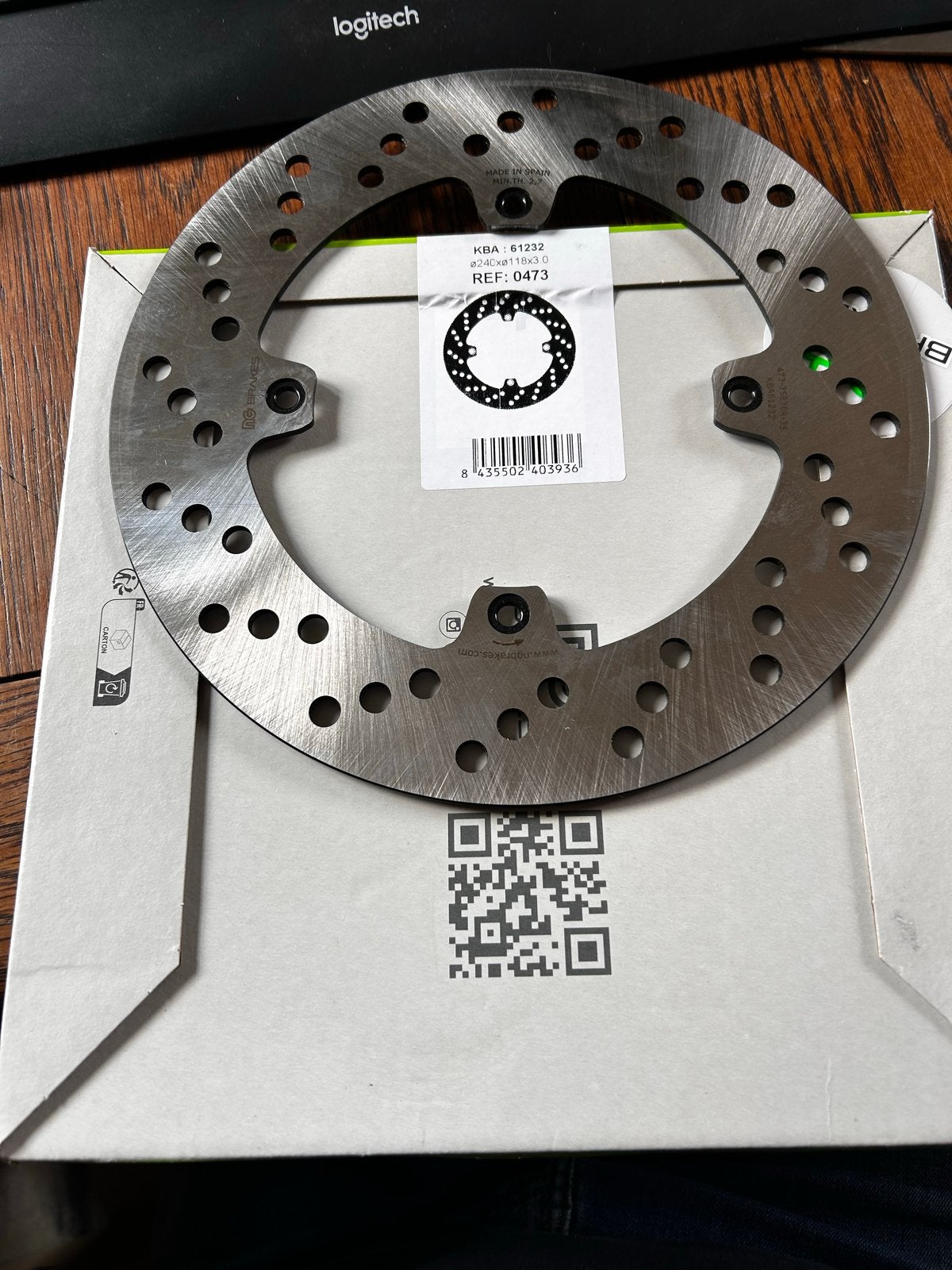 Remschijf 24 cm voor Honda XR 600 - Nieuw, Ophalen of Verzenden, Nieuw