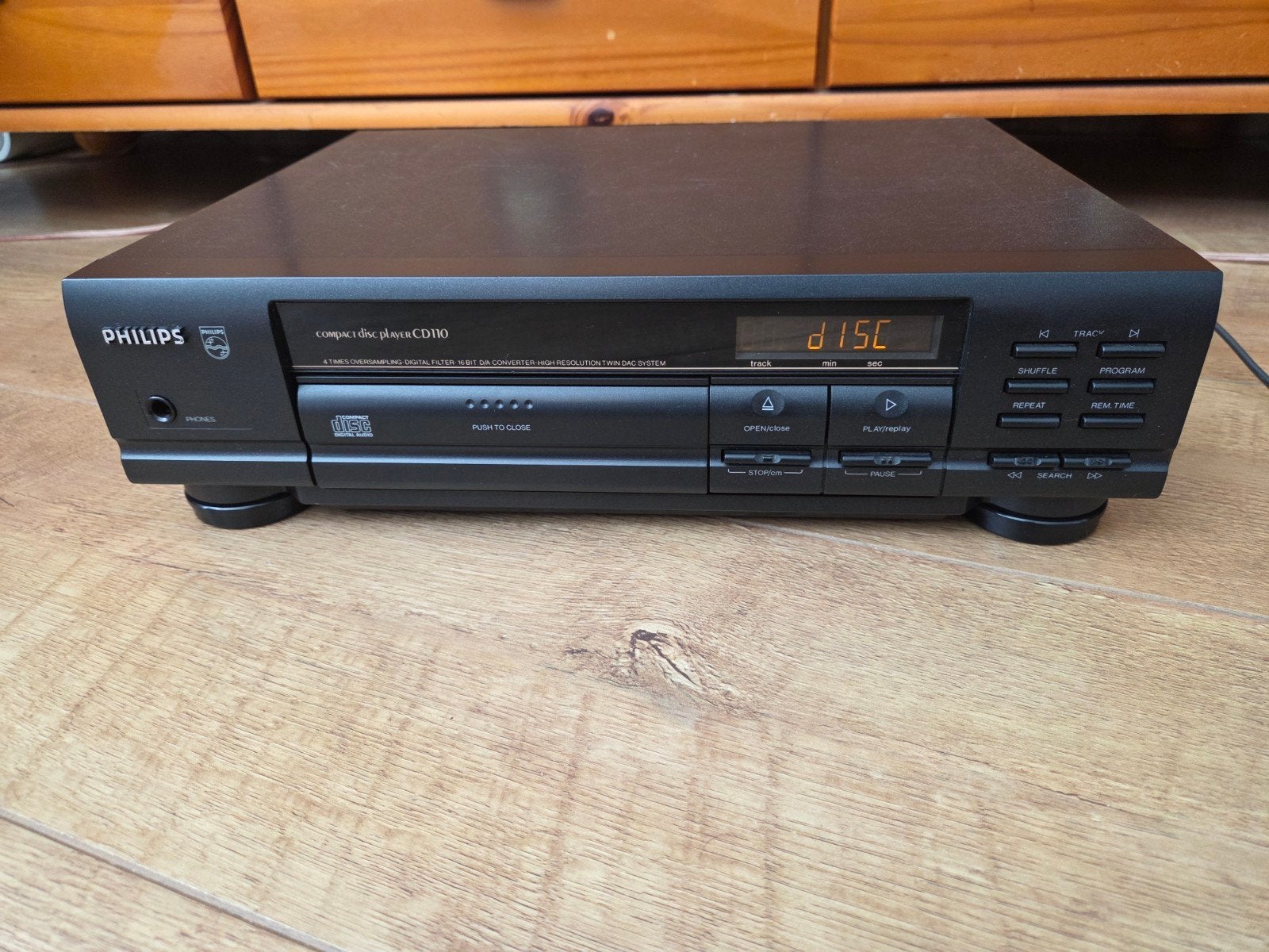 Philips CD110 Compact Disc Speler - Vintage CD-speler, Ophalen of Verzenden, Gebruikt, Philips