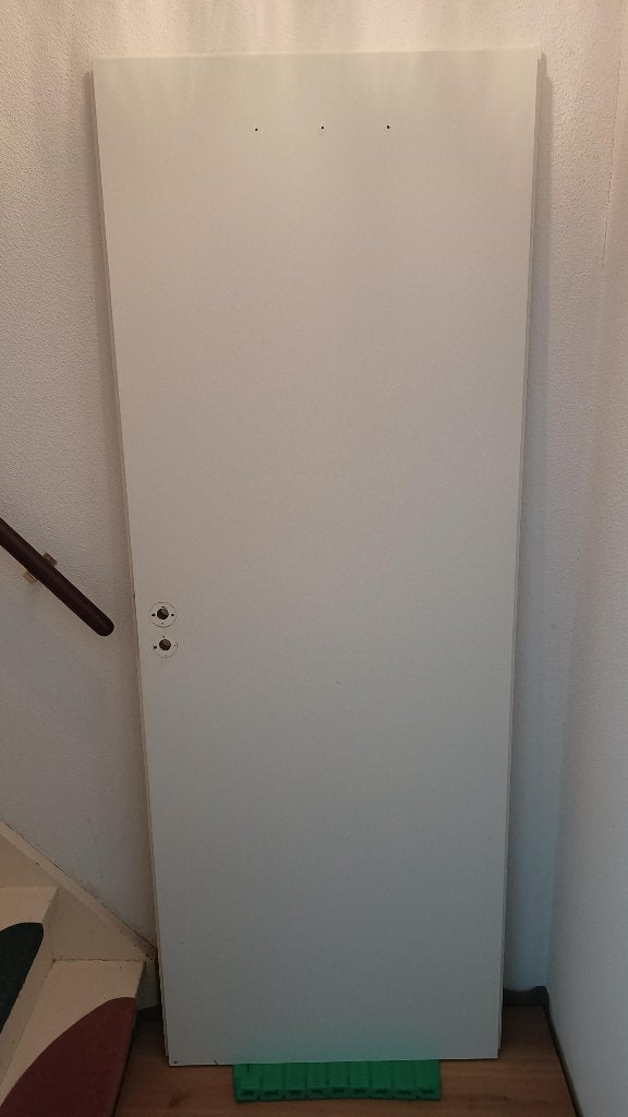 Binnendeur, opdek, 73 * 201,5 cm, ivoor gelakt, Ophalen, Gebruikt, Minder dan 80 cm, Binnendeur