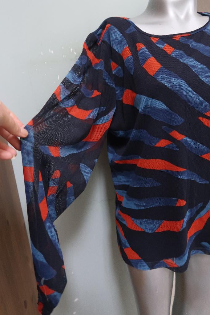 Geisha prachtige blouse voile mouwen viscose 36, Overige kleuren, Geisha, Ophalen of Verzenden, Zo goed als nieuw