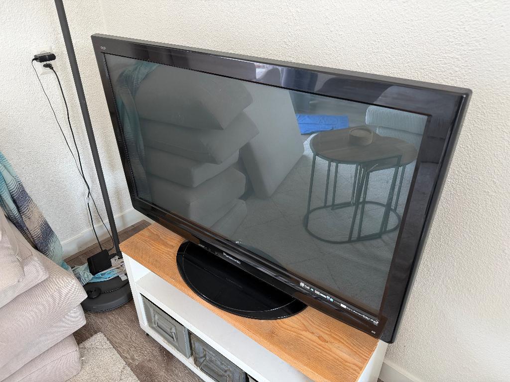 Panasonic Viera plasma 42 inch Full HD DVB televisie, Ophalen, Gebruikt, Panasonic, 50 Hz