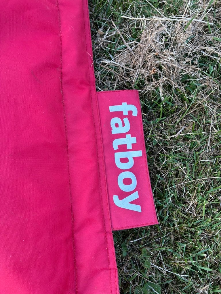 Fatboy zitzak voor buiten, Ophalen, Gebruikt, Rood, Zitzak