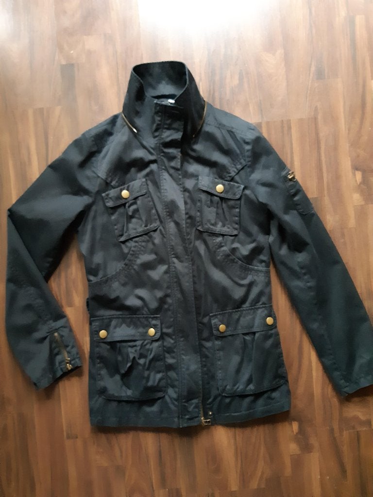 DIVIDED zomerjas zwart maat 36, Zwart, H&M Divided, Ophalen of Verzenden, Zo goed als nieuw