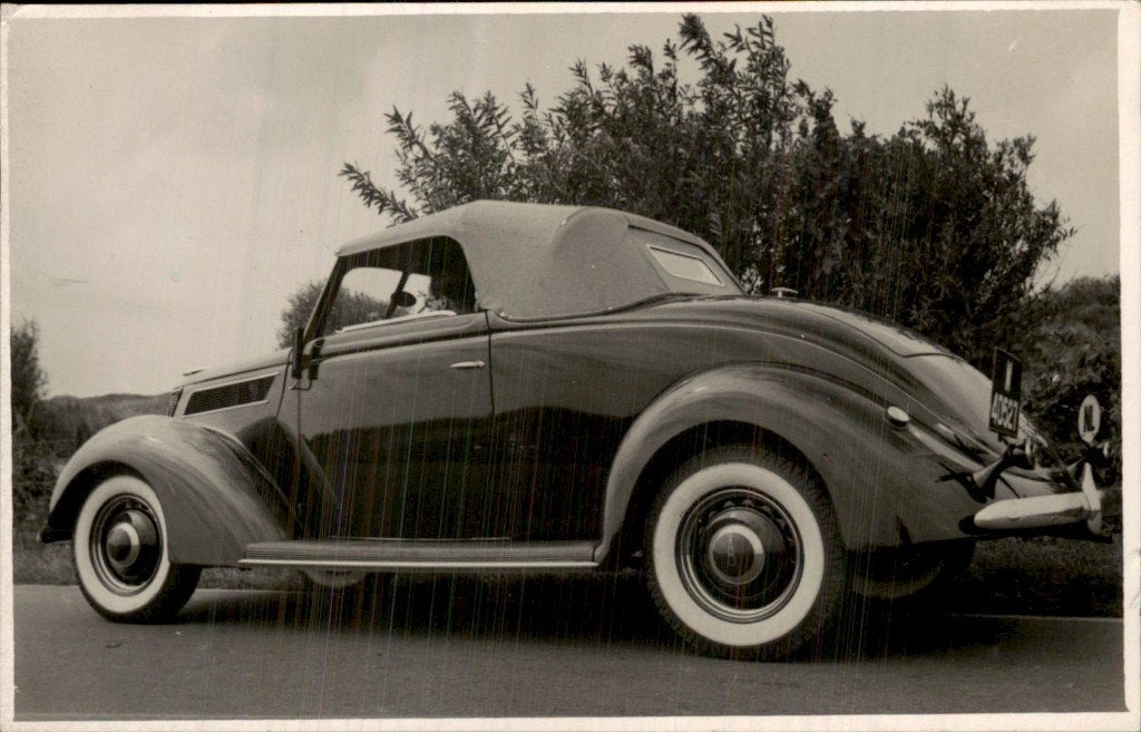 Fotokaart - Onbekend - Auto, Ophalen of Verzenden, Voor 1920, Ongelopen, Zuid-Holland