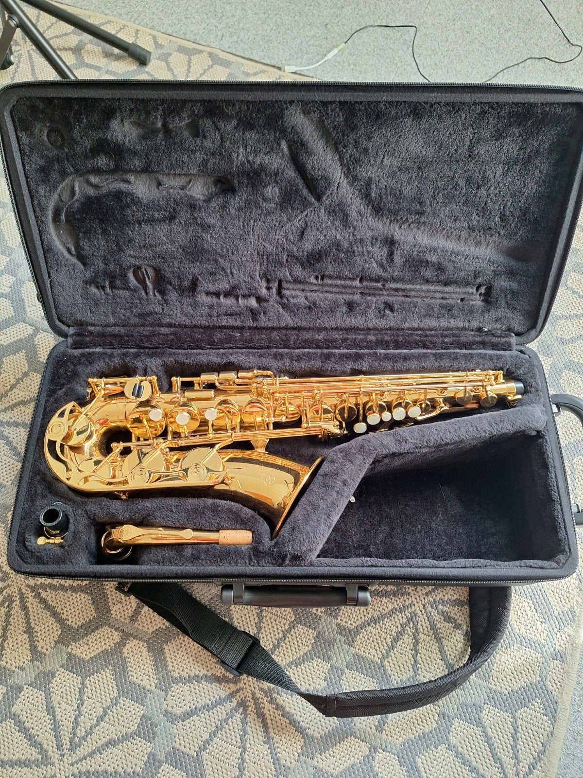Yamaha Yas 280 Altsaxofoon + koffer, Muziek en Instrumenten, Ophalen of Verzenden, Gebruikt, Alt, Met koffer