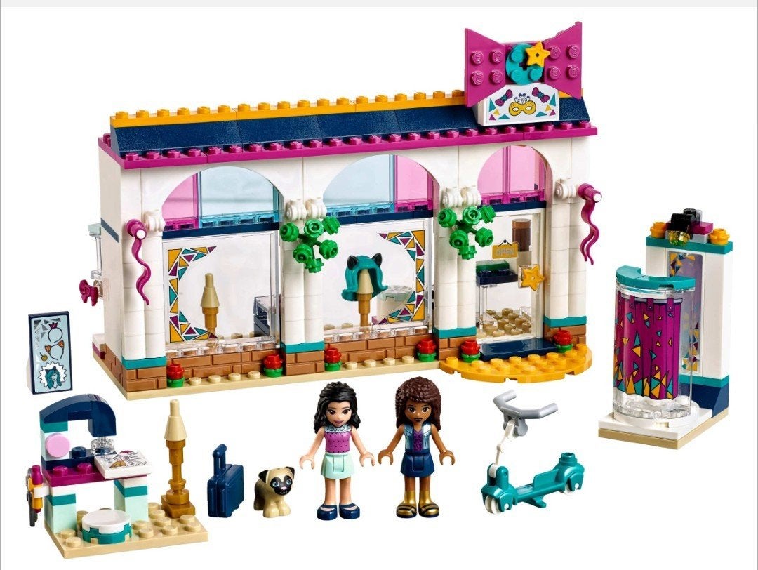 LEGO Friends 41344 Andrea's Accessoireswinkel, Kinderen en Baby's, Speelgoed | Bouwstenen, Zo goed als nieuw, Ophalen of Verzenden