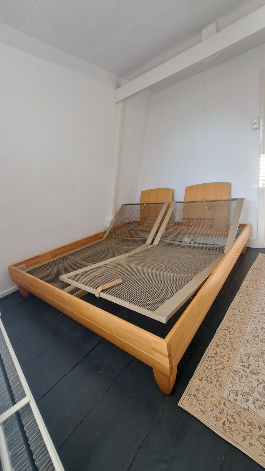 auping bed Lits-jumeaux 180 (2x90) x 200, Ophalen, Tweepersoons, 180 cm, Hout
