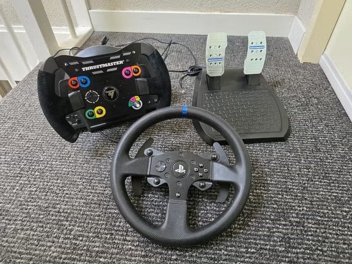 Thrustmaster T300 inclusief F1 wheel, Ophalen, Gebruikt, Stuur of Pedalen
