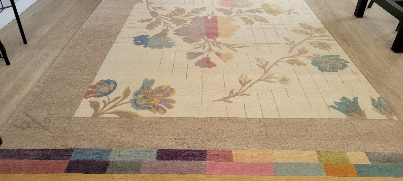 Brink@Campman Kulina iris 170x240 wol geknoopt nieuw uniek!!, Uniek stijlvol kwaliteit comfortabel klasse, Beige, 150 tot 200 cm