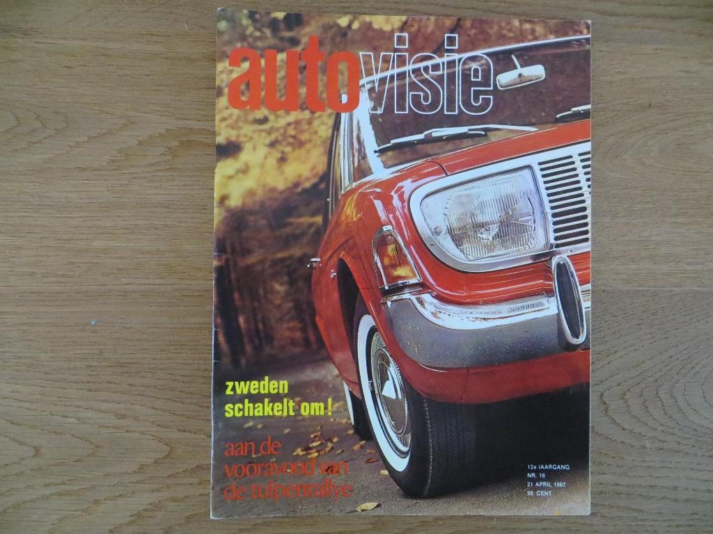 Autovisie 16 1967 Renault Rambler (test), Fiat 125 rij-impr., Ophalen of Verzenden, Nieuw, Renault