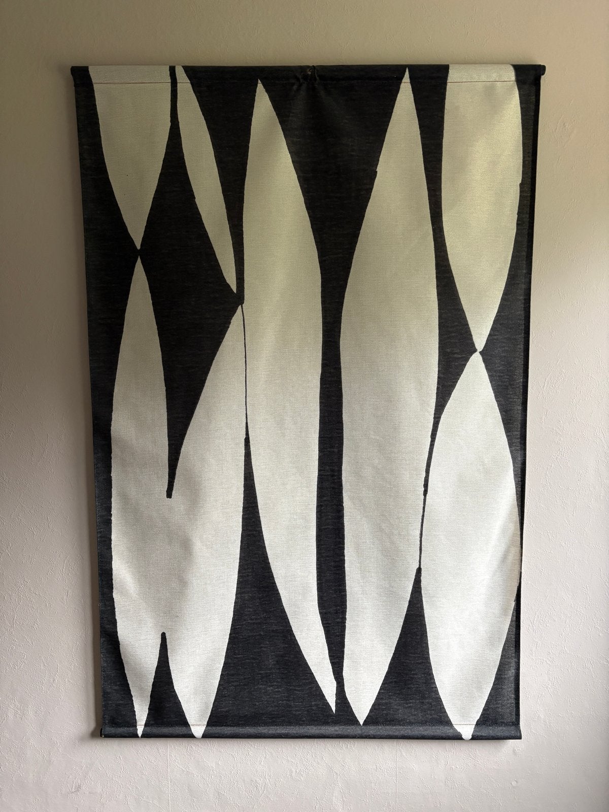 HK Living wandkleed in zwart-wit design, Huis en Inrichting, Woonaccessoires | Wanddecoraties, Ophalen, Zwart, Zo goed als nieuw
