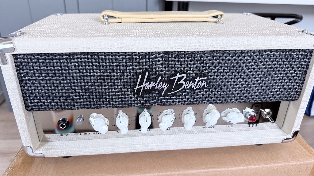 Harley Benton Tube15 versterker, Muziek en Instrumenten, Versterkers | Bas en Gitaar, Ophalen of Verzenden, Zo goed als nieuw