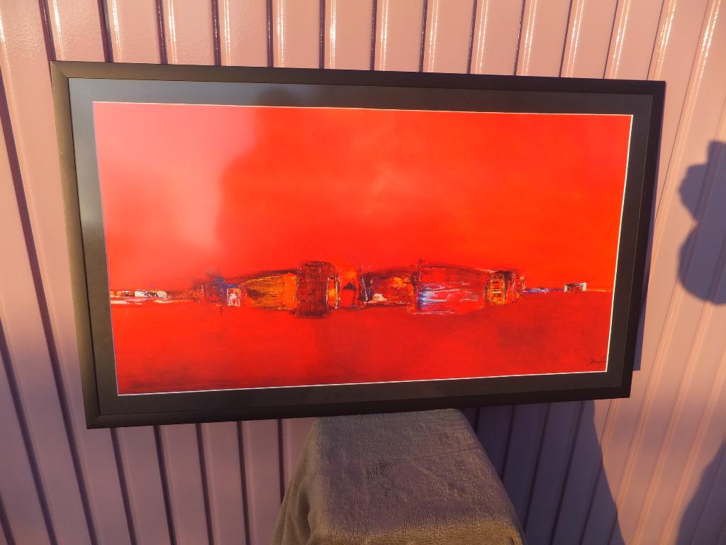 Abstract schilderij  102 cm x 58 cm, Ophalen