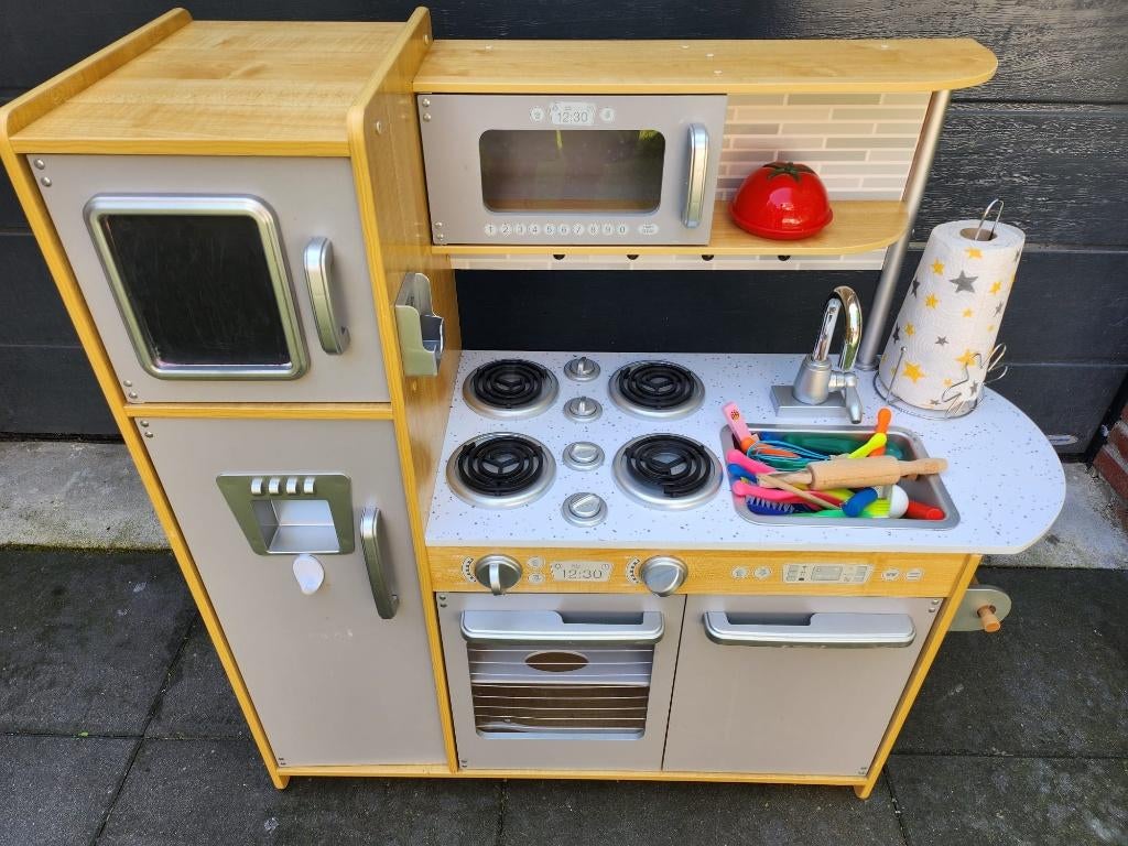 Kidkraft kinderkeuken, Ophalen, Gebruikt, Hout, Speelkeuken