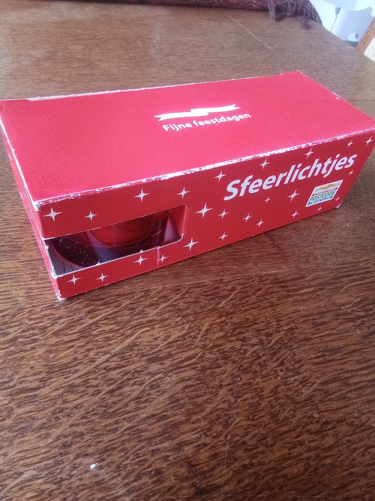 Theelichten kerst kandelaars Postcodeloterij, Ophalen of Verzenden, Zo goed als nieuw