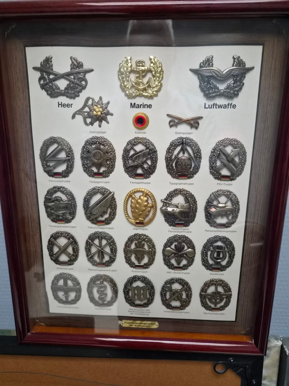 Duitse militaire insignes in lijst - Heer, Marine, Luftwaffe, Ophalen, Overige soorten, Duitsland, Embleem of Badge