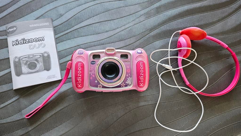 VTech Kidizoom Duo Camera met koptelefoon, Kinderen en Baby's, Speelgoed | Vtech, Ophalen of Verzenden, Gebruikt, 4 tot 6 jaar
