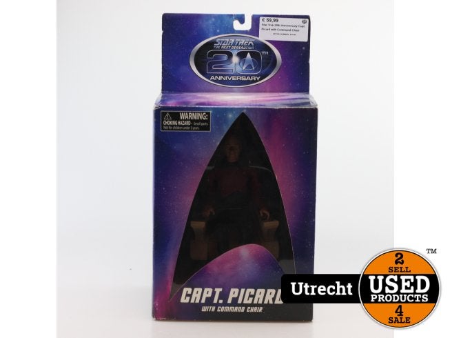 Star Trek 20th Anniversary Capt. Picard with Command Chair, Flex Ltd., Zo goed als nieuw, https://flex.com/contact-us, Nobelstraat 10, 5807 GA Oostrum LB, Limburg, Nederland