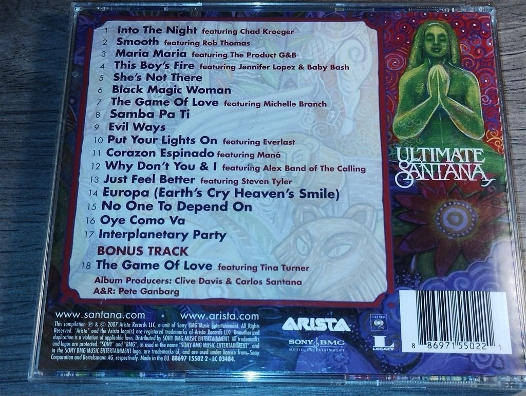 Santana - Ultimate Santana, Ophalen of Verzenden, Zo goed als nieuw, Poprock